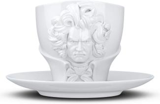 Fiftyeight Products Talent Tasse Ludwig van Beethoven weiß