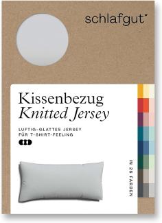 Adam Matheis Kissenbezug Knitted Jersey (BL 40x80 cm) BL 40x80 cm grau