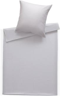 Bettwaesche-mit-Stil Mako Satin Damast Bettwäsche Stripes 2mm weiß Kissenbezug 40x80cm