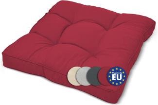 Beautissu Loungekissen Xluna Sitz Rot, 60x60 cm