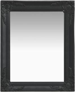 vidaXL Wandspiegel im Barock-Stil 50 x 60 cm Schwarz [320319]