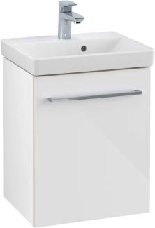 Villeroy & Boch Avento Waschtischunterschrank A88701, Breite 430mm, Anschlag (Scharnier) rechts, Farbe: Crystal White - A88701B4