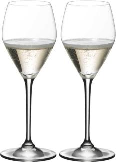 Riedel Heart to Heart Champagner, 2er Set, Champagnerglas, Sektglas, hochwertiges Glas, 305 ml, 6409/85