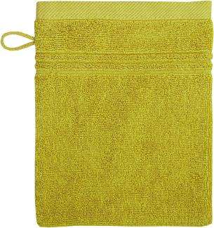 Bio Baumwolle Handtücher - alle Größen & Trendfarben Waschhandschuh, 16x21 cm, kiwi