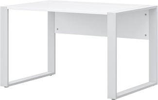 'Direct' Schreibtisch mit Kufenfuß, Dekor Weiß, 74 x 80 x 120 cm