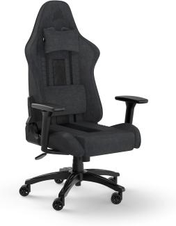 Corsair TC100 Relaxed-Stoff Gaming Chair, Nylon, Grau und Schwarz, One Size