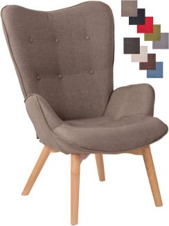 Lounger Durham Stoff taupe