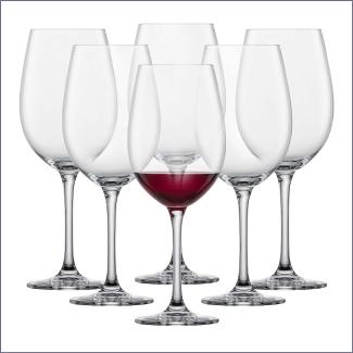 Schott Zwiesel Classico Bordeauxpokal 130, 6er Set, Rotweinglas, Bordeauxglas, Weinglas, Glas, 645 ml, 106226