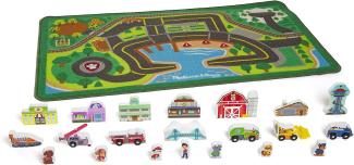 Melissa & Doug PAW Patrol Spielteppich – Abenteuerbucht (22 Teile)