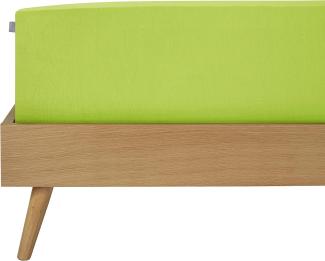 Schiesser Spannbettlaken Edel-Jersey Grün, 180x200 cm, 100% Baumwolle