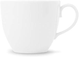 Obertasse 0,17 l La Belle Weiß Friesland Porzellan Kaffeetasse - Mikrowelle geeignet, Spülmaschinenfest