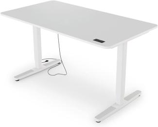 Yaasa Desk Pro II Elektrisch Höhenverstellbarer Schreibtisch, 139 x 75 cm, Hellgrau, mit Speicherfunktion und Kollisionssensor