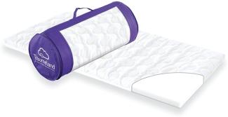 Träumeland Reisebettmatratze SOFT, feiner Softschaum mit Baumwoll-Bezug, durchgehende Liegefläche, Größe 60 x 120 x 4 cm, weiß, 60 x 120 cm