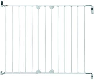 Safety 1st Treppenschutzgitter, für Türbreiten 62-102 cm, einfache Installation, Aluminium, weiß
