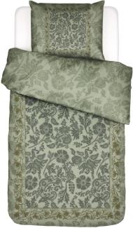 Essenza Mako-Satin Bettwäsche Maere comforting green | 135x200 cm + 80x80 cm