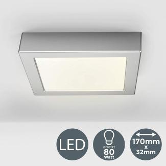 Unterbauleuchte LED Panel 12W Aufbaustrahler Spot Aufputz-Deckenlampe Küche GRAU