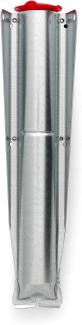 Brabantia Metall Bodenanker, Befestigung für Topspinner und Lift-O-Matic, 45 mm, Galvanisiert, 311444