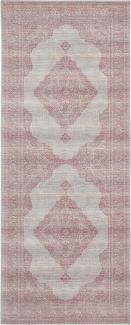 Vintage Teppich Carme Granatapfelrot 80x200 cm