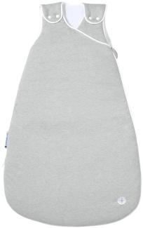 Baby Ganzjahresschlafsack 110 cm Nordic Coast | Kuscheliger Baby Schlafsack Grau 18-36 Monate | 100% Baumwolle Schlafsack für 18-21° Raumtemperatur