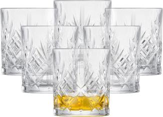 Schott Zwiesel Whiskyglas Show 6er Set, Whiskytumbler, Schnapsglas, Tritan Kristallglas, 334 ml, 121553
