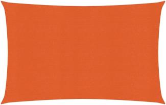 vidaXL Sonnensegel 160 g/m² Orange 2x3 m HDPE