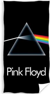 strandtuch Pink Floyd 140 x 70 cm Baumwolle schwarz