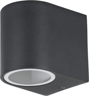 Grafner® Aluminium Wandlampe 37WB Leuchte Lichtschein Down/Unten in schwarz