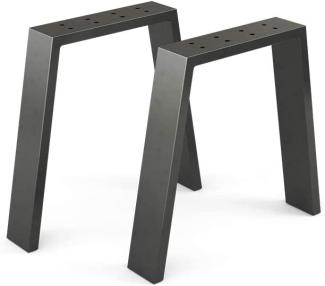 Vicco Loft Tischkufen U-Form 42cm Tischbeine Tischgestell Couchtisch Möbelfüße