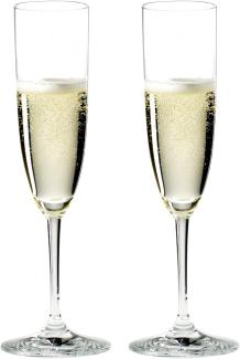 Riedel Vinum Champagner Glas, Champagnerglas, Sektglas, hochwertiges Glas, 160 ml, 2er Set, 6416/08