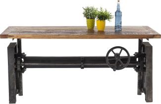 Kare Design Steamboat Econo Tisch, höhenverstellbarer Tisch, Esstisch höhenverstellbar, Industrial Esstisch, (H/B/T) 75x160,5x80cm