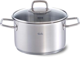 Fissler viseo Kochtopf Induktion mit Glasdeckel Edelstahl 16 cm Ø 2,1 L