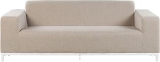 Gartensofa Polyester Beige ROVIGO