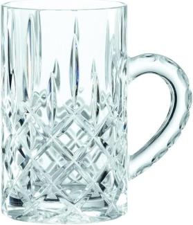 Nachtmann Noblesse Glas für Heiß- und Kaltgetränke Set/2 0098855-0 + 4er Set EKM Living Trinkhalme