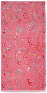 Pip Badetuch Les Fleurs, Größe 70x140 cm, pink