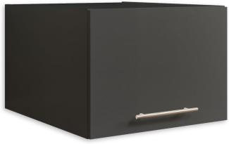 LAUNDREEZY Schrankaufsatz für Waschmaschinenschrank, Anthrazit - Aufsatzschrank für zusätzlichen Stauraum in der Waschküche - 50 x 38 x 67,5 cm (B/H/T)