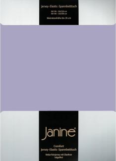 Janine Jersey Elastic Spannbetttuch | 180x200 cm - 200x220 cm | lavendel