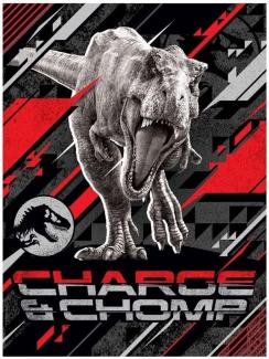 Jurassic World CHARGE AND CHOMP Fleecedecke - 130 x 170 cm