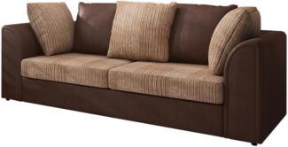 Sofa CLOE 3, JumboGrey/ViperBlack