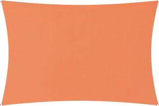 Lumaland Sonnensegel Polyester Rechteck 2 x 3 Meter Orange