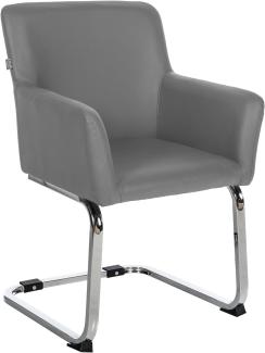 Stuhl Puka Kunstleder (Farbe: grau)