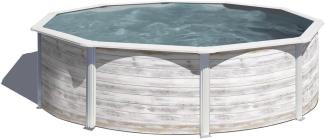 Finlandia Stahlwandpool Rund - 300 x 120 cm