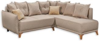 ED Lifestyle Pamplona 2F OTM Sofa universal aufbaubar Holzwerkstoff/Nosag Beige/Beige