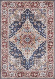 Vintage Teppich Sylla Indigoblau - 120x160x0,5cm