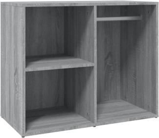 Kleiderschrank, Holzwerkstoff, grau/Sonoma, 80 x 40 x 65 cm