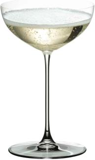 Riedel Veritas Coupe / Cocktail, 2er Set, Sektschale, Sektglas, Cocktailglas, Trinkglas, Hochwertiges Glas, 240 ml, 6449/09