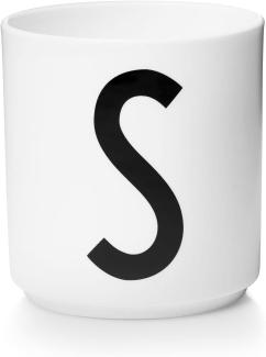 Design Letters Porzellan Kaffeetassen A-Z Weiß | Weihnachten dekoration | Kaffeetasse Weihnachtsgeschenke für frauen, Männer | Premium dekorativen Buchstaben becher | Verwendung als Teetasse