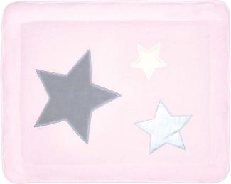 Bemini by Baby Boum 'Softy Stary Cristal' Krabbeldecke 75 x 95 cm, rosa