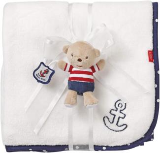 Fehn 078794 Kuscheldecke Teddy / Kuschelige Schmusedecke für Babys und Kleinkinder ab 0+ Monaten - zum Kuscheln, als Krabbelunterlage, Schnuffeltuch oder Zudecke für zuhause und unterwegs