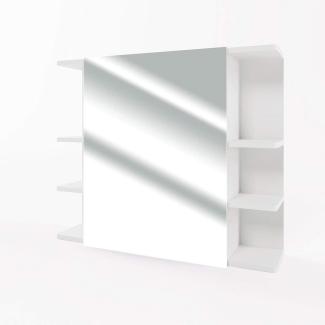 VICCO Spiegelschrank FYNN 80 x 64 cm Weiß