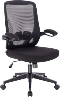SVITA TOM Bürostuhl Schreibtischstuhl ergonomisch verstellbar Rollen Schwarz